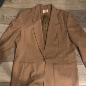 Pendleton Tan Wool Jacket with Gold Label with flaws